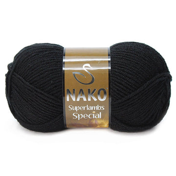 Nako Superlambs Special Yarn - Black 217