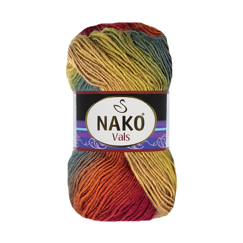 Nako Vals Yarn - Multi-Color 86464