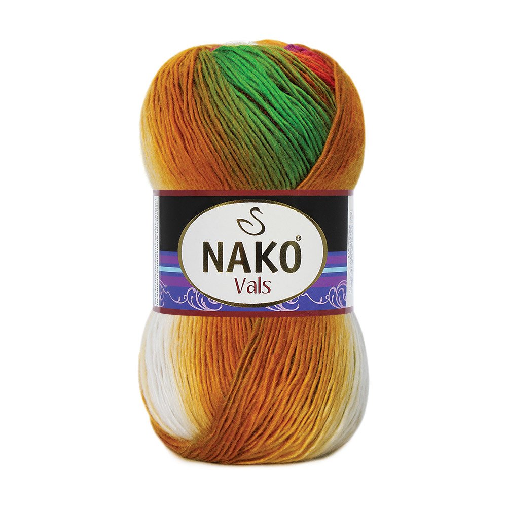 Nako Vals Yarn - Multi-Color 86842