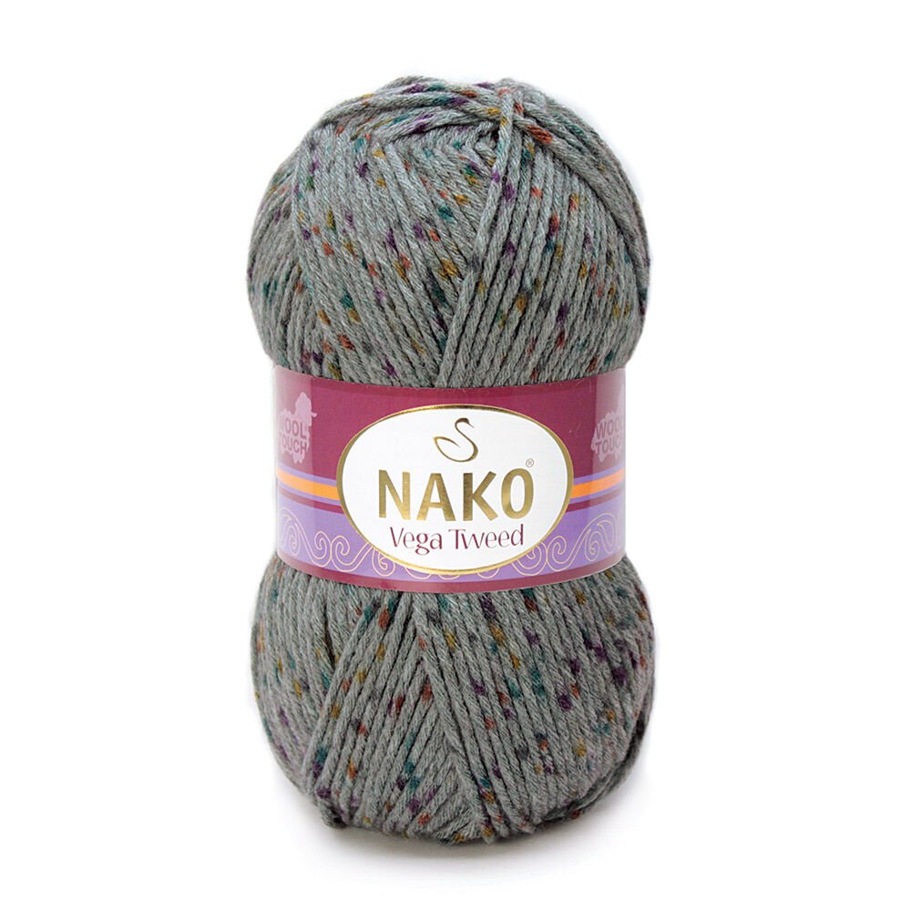 Nako Vega Tweed Yarn - Multi-Color 31754