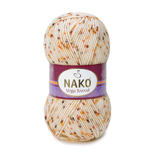 Nako Vega Tweed Yarn - Multi-Color 31761