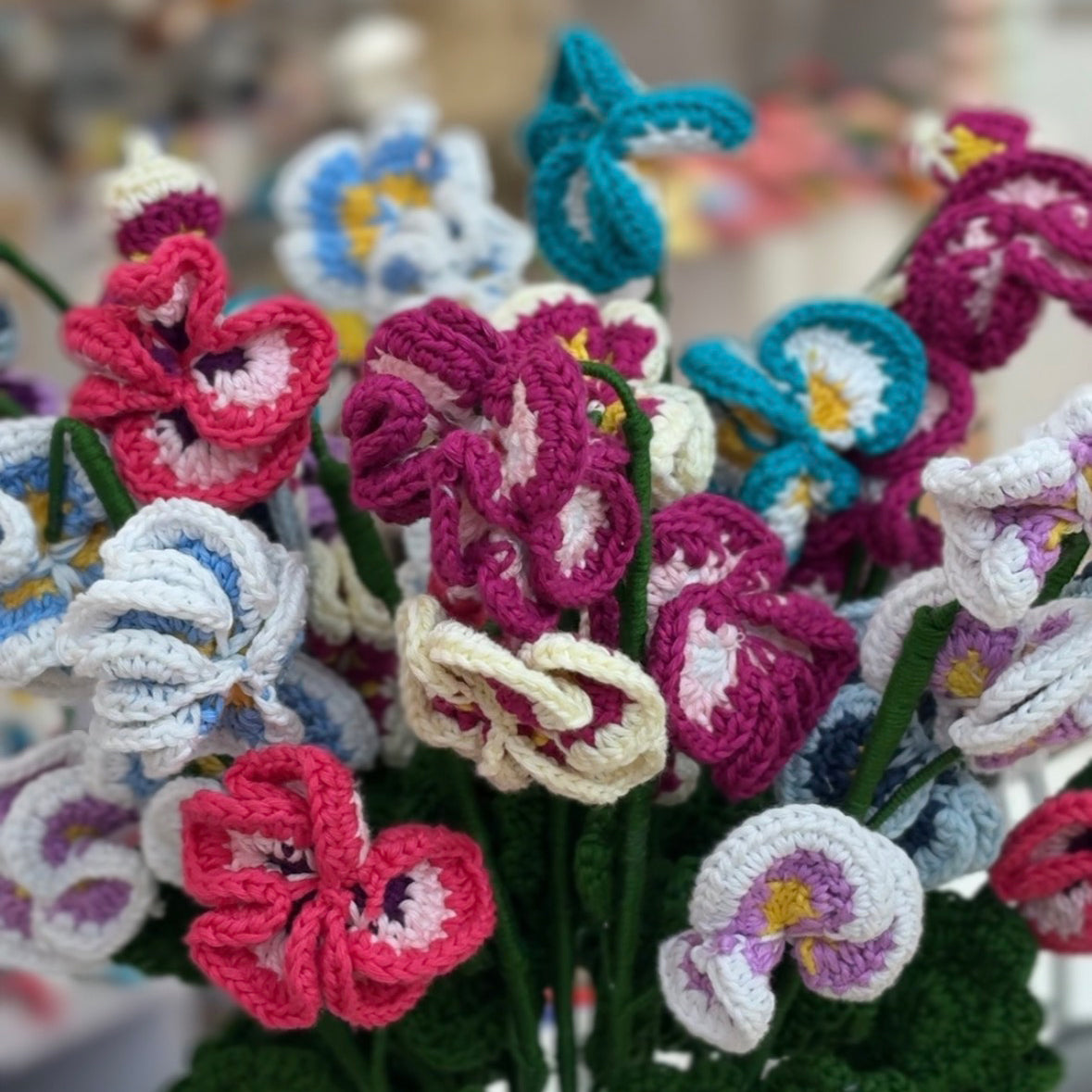 Pansy - Handcrafted Crochet Flowers
