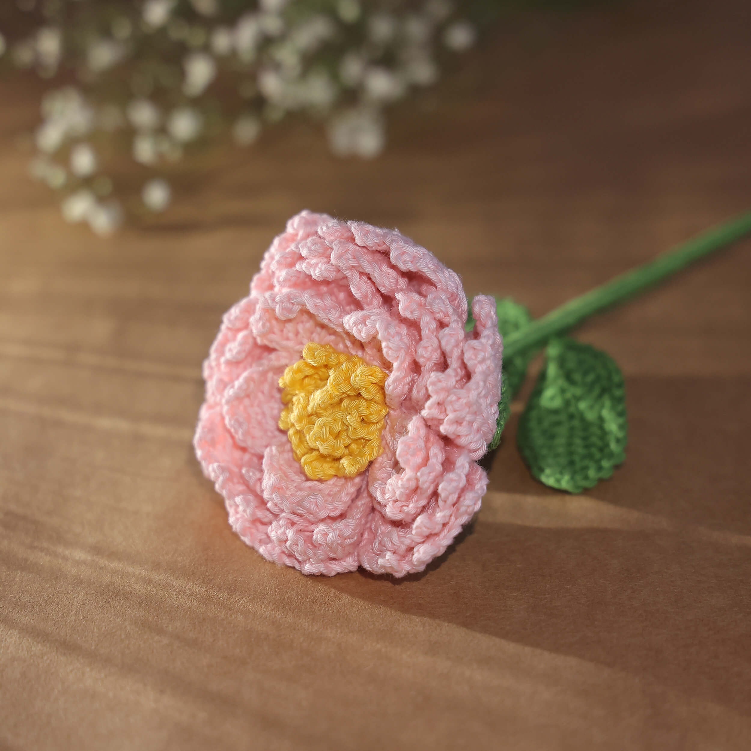 Peony - Handcrafted Crochet Flowers
