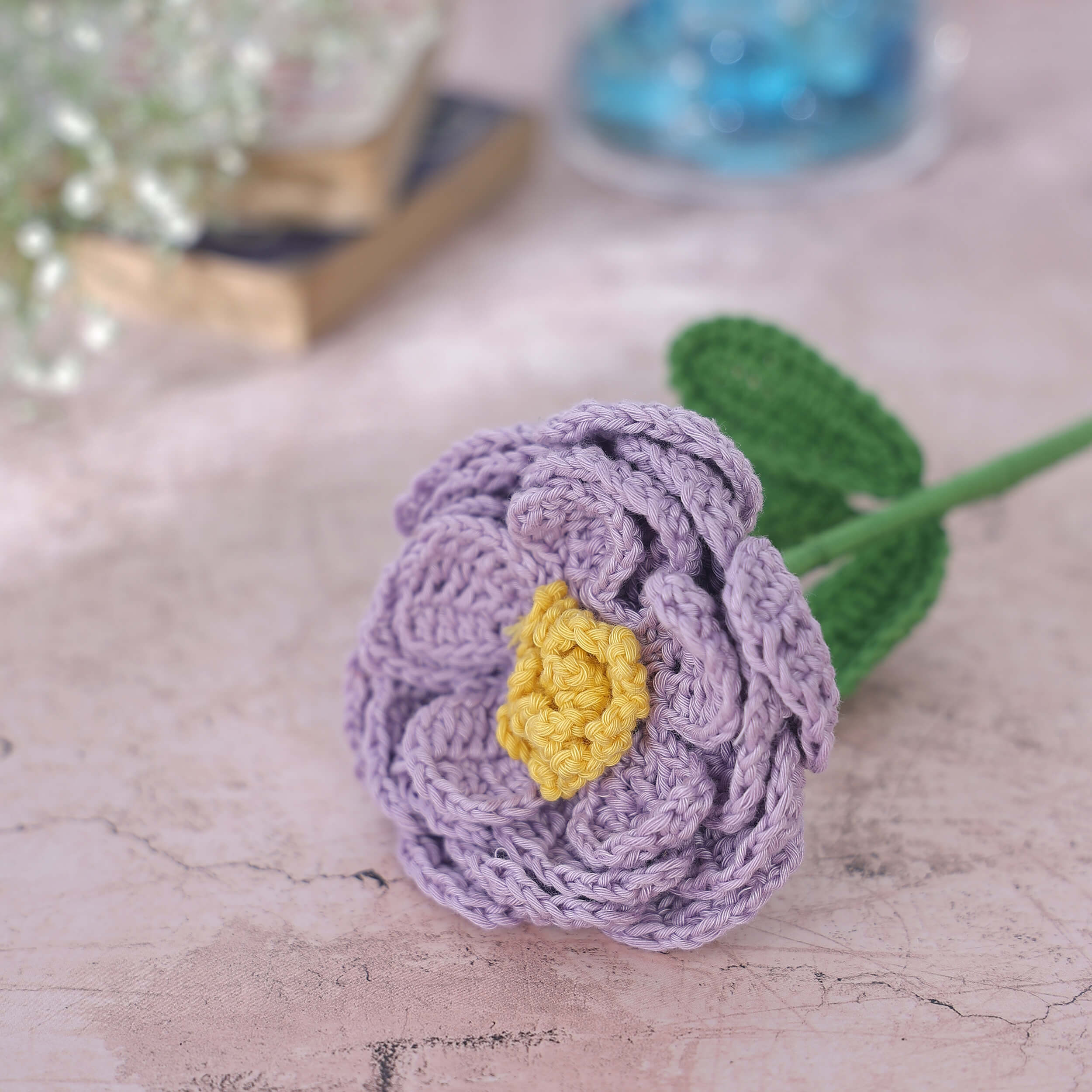 Peony - Handcrafted Crochet Flowers