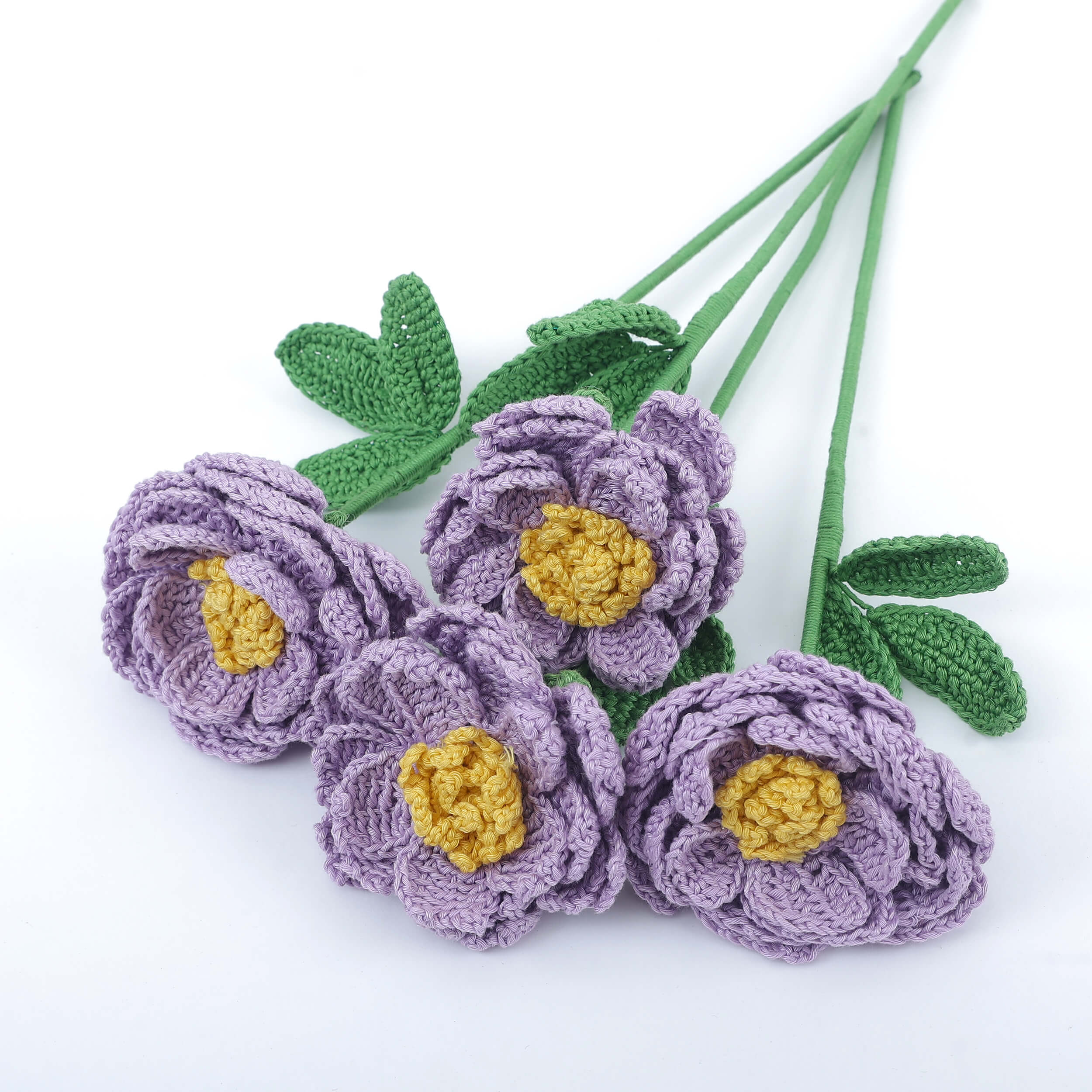 Peony - Handcrafted Crochet Flowers