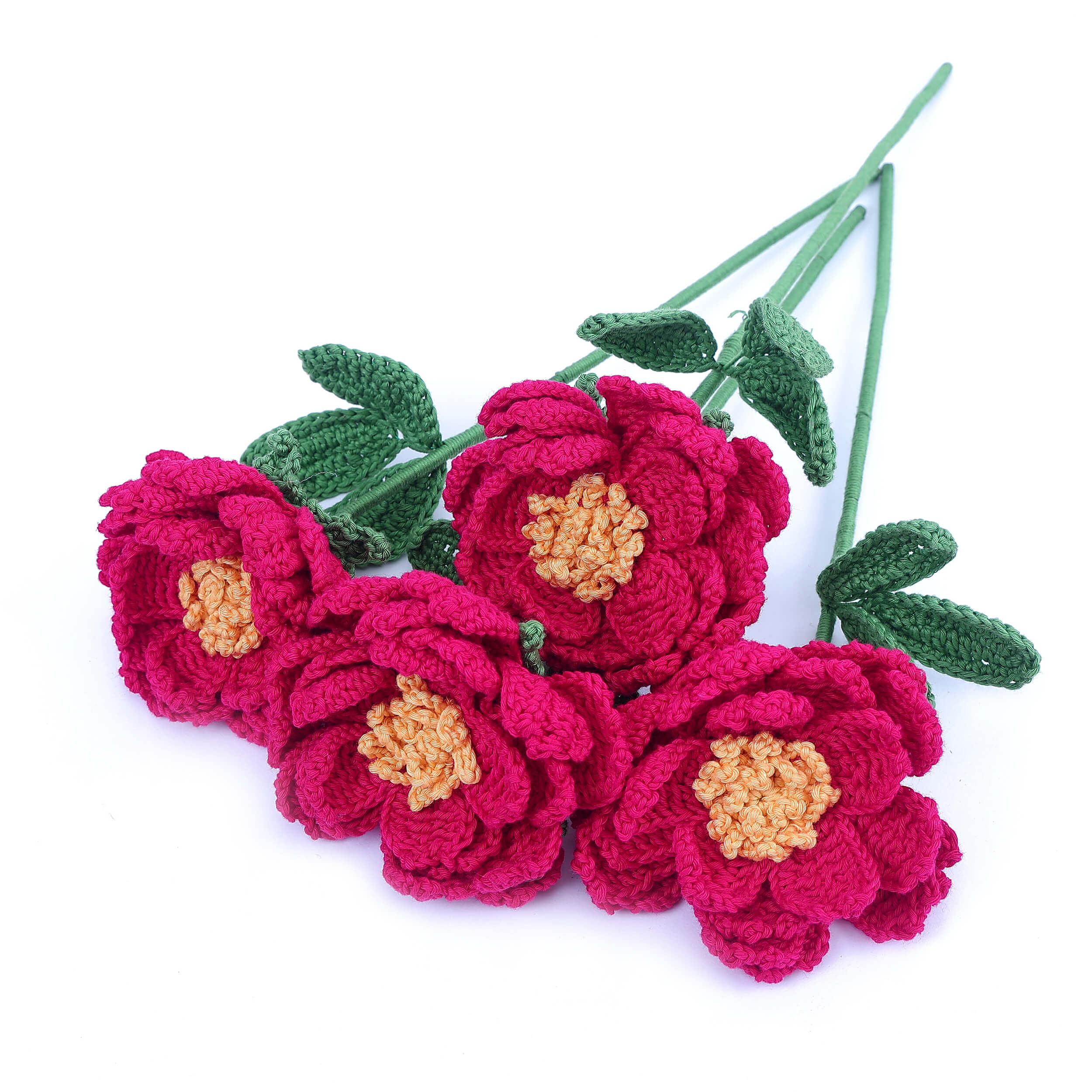 Peony - Handcrafted Crochet Flowers