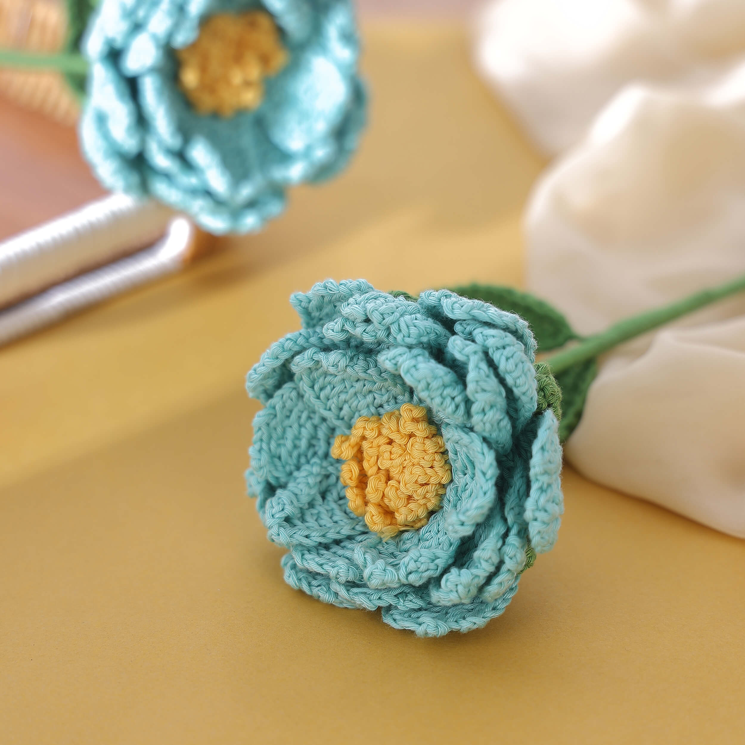 Peony - Handcrafted Crochet Flowers