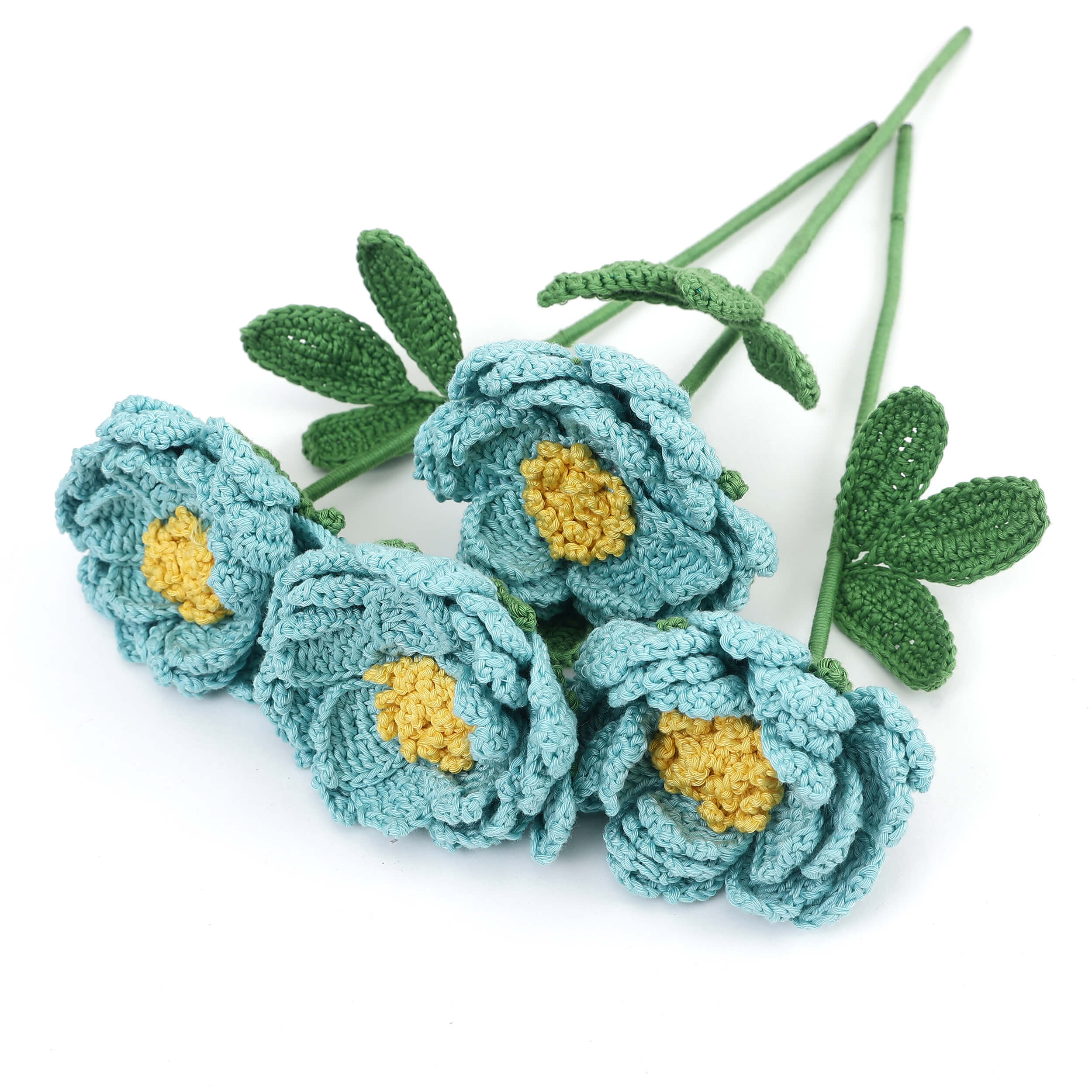 Peony - Handcrafted Crochet Flowers