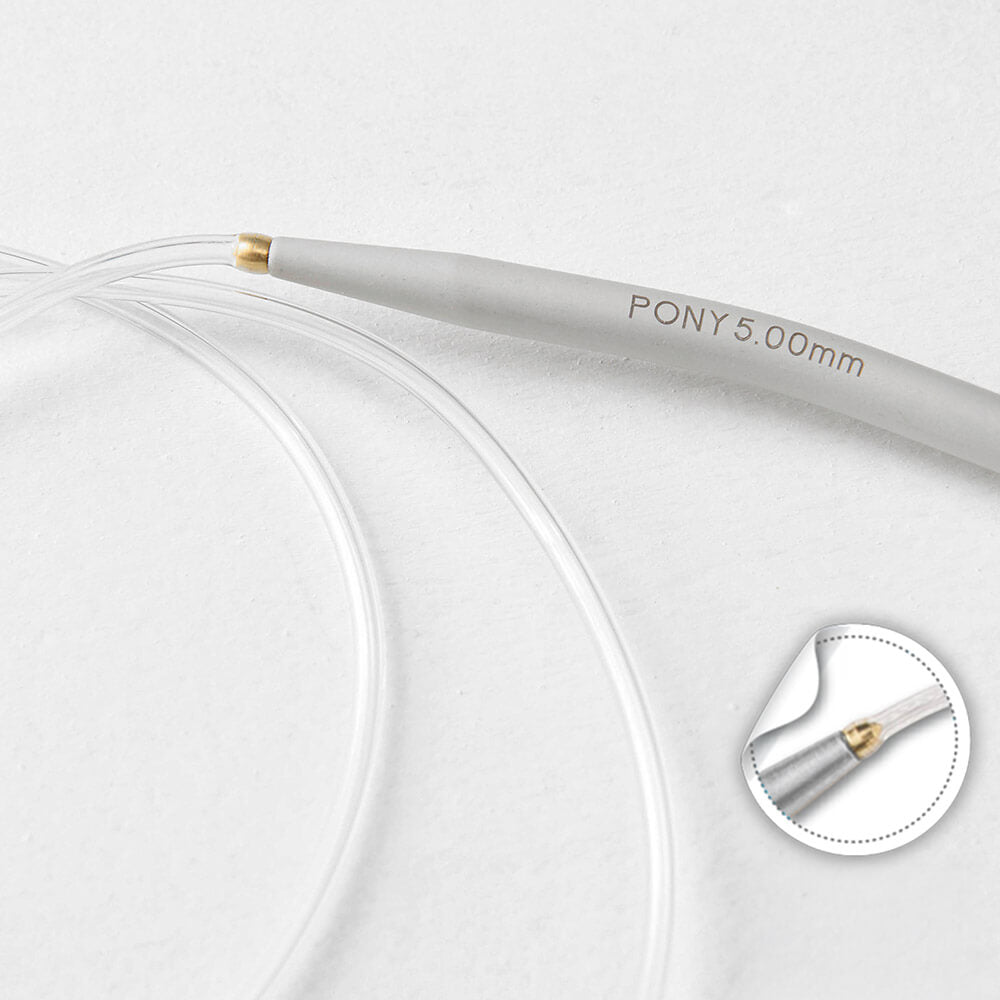Pony Aluminium Circular Knitting Needle