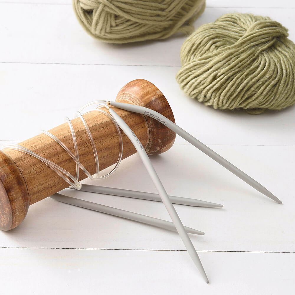 Pony Aluminium Circular Knitting Needle