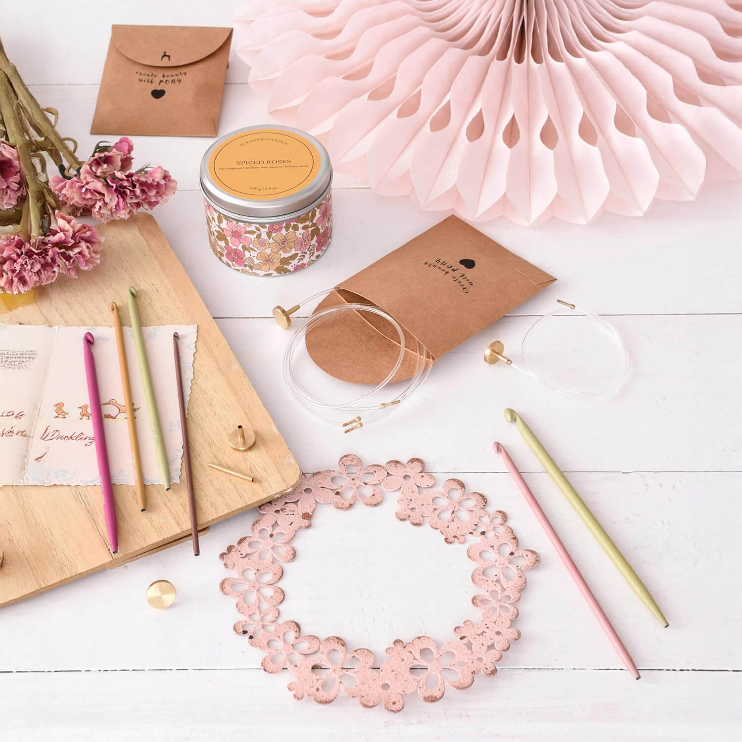 Pony Colour Interchangeable Tunisian Crochet Hook Set