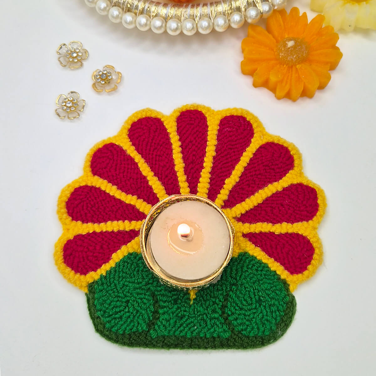 16 Oct | Rangoli with Punch Needle Art Workshop by Jigna (Offline, Mumbai)