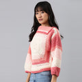 Shades of Pink Pullover - 3106