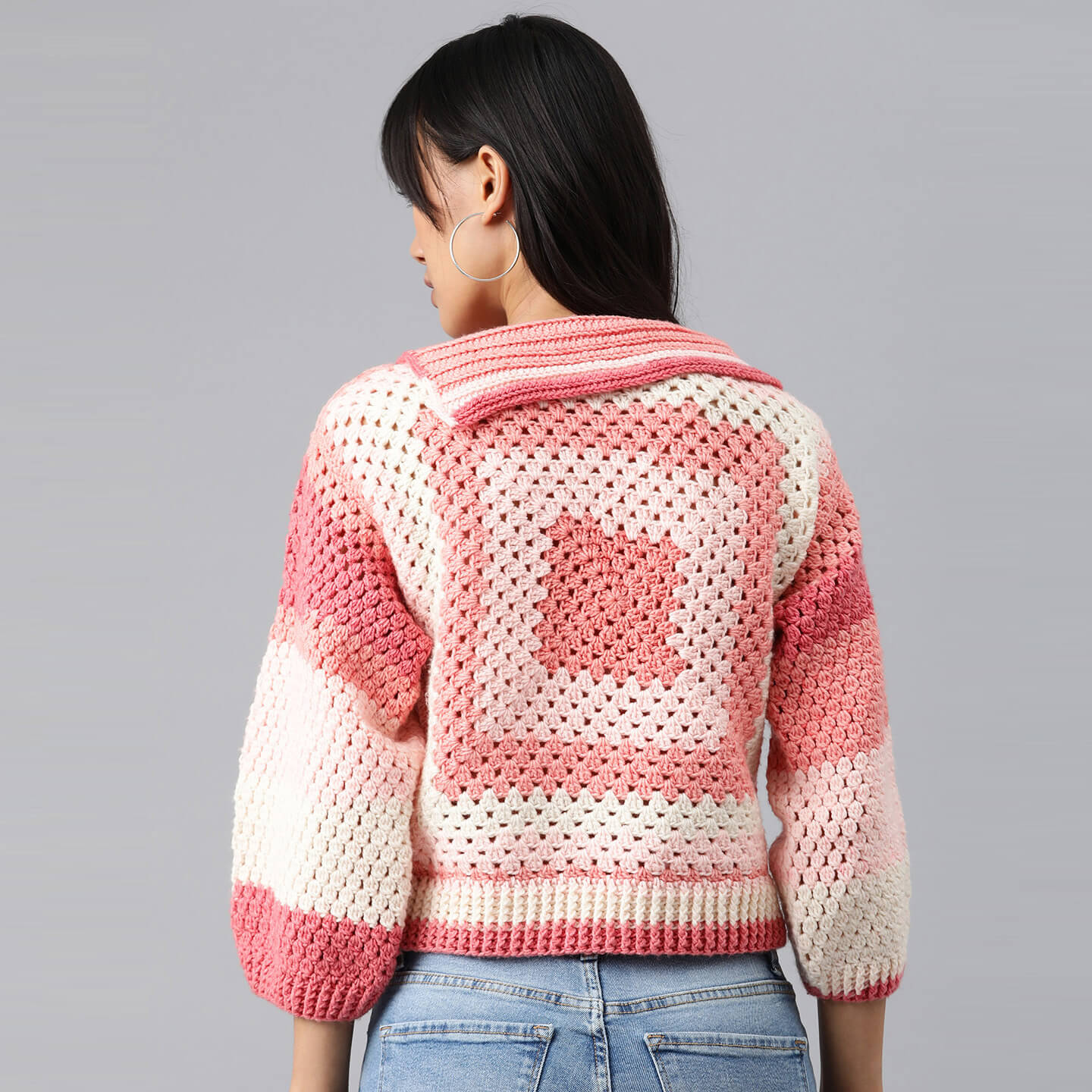 Shades of Pink Pullover - 3106