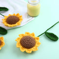 Sunny Sunflowers Small - Handcrafted Crochet Flowers