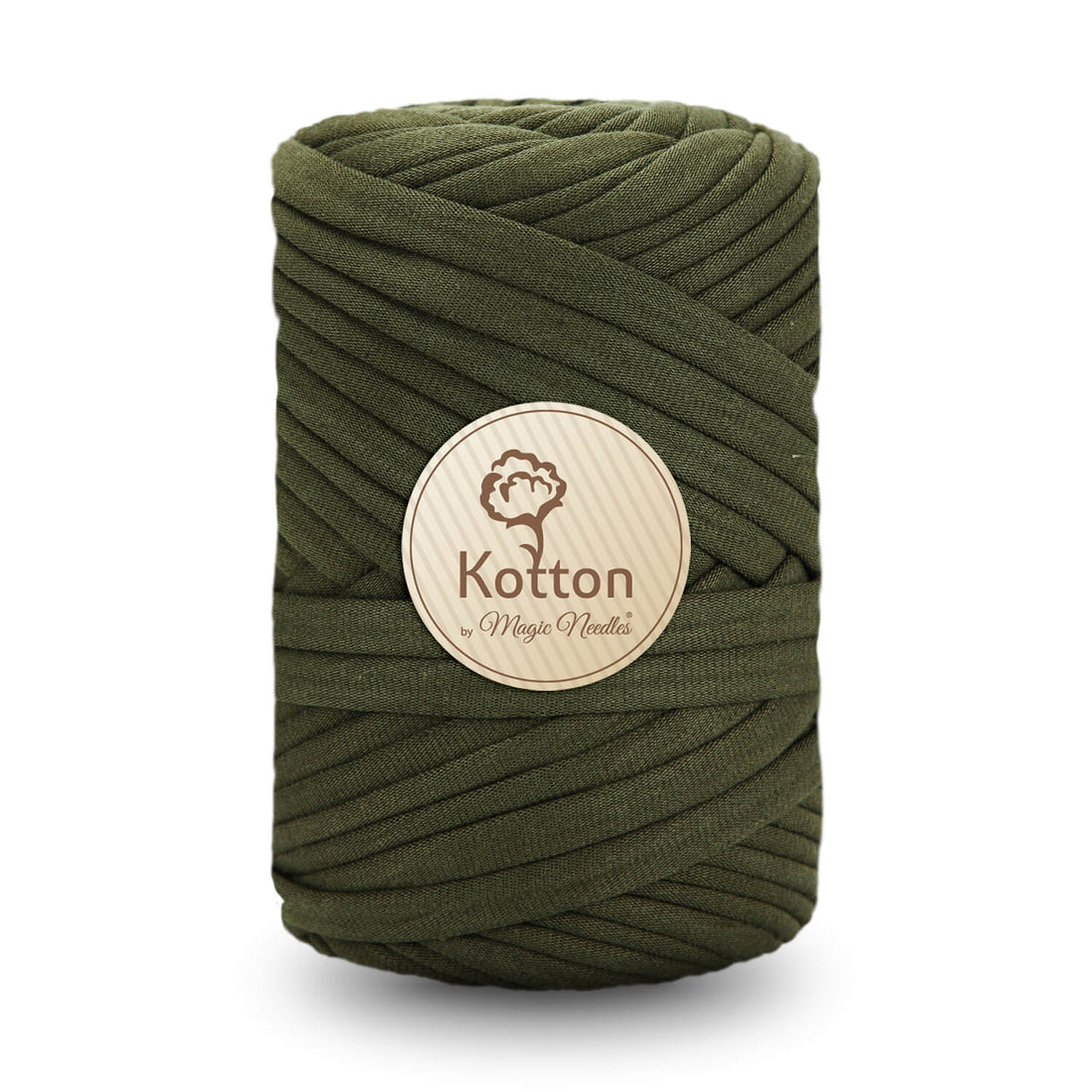 T-Shirt Yarn by Kotton - Dark Olive Green V33