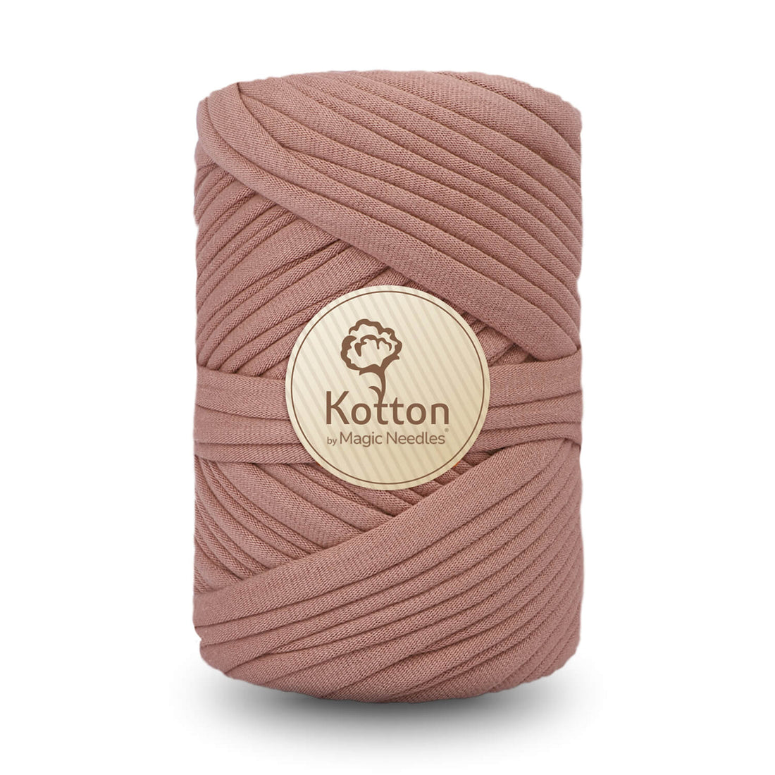 T-Shirt Yarn by Kotton 250g - Dried Rose V52