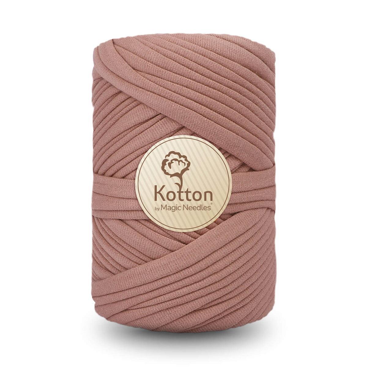 T-Shirt Yarn by Kotton 250g - Dried Rose V52
