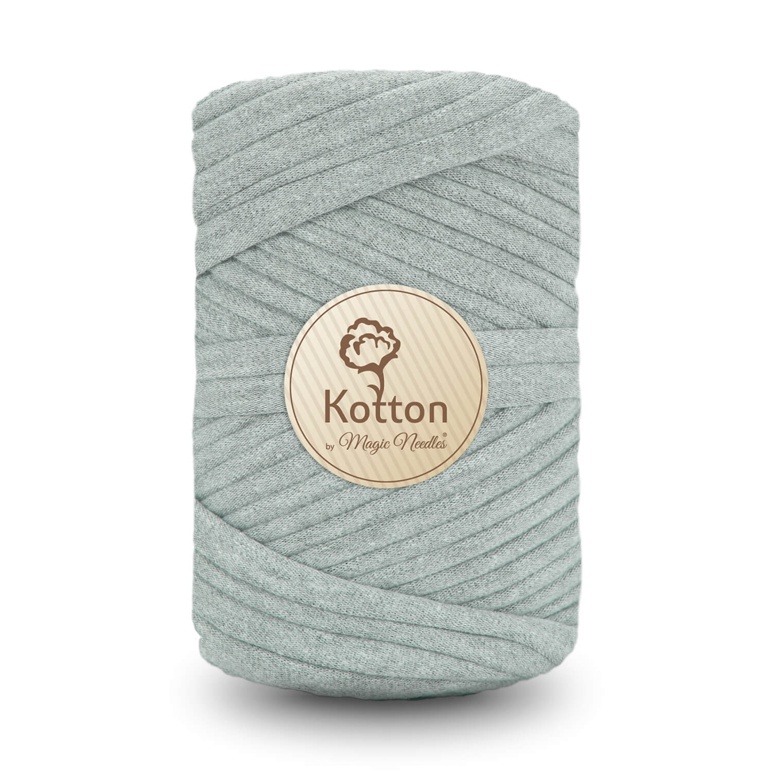 T-Shirt Yarn by Kotton - Grey Melange V35