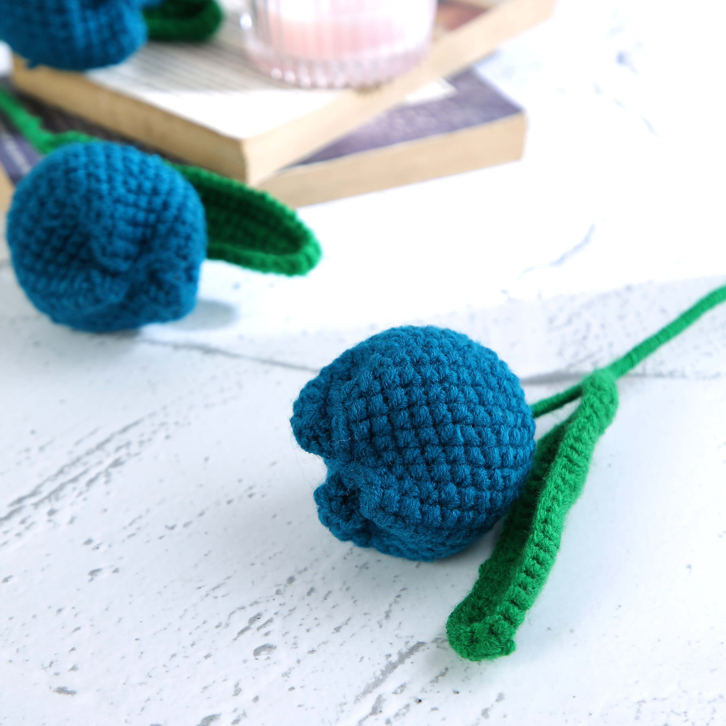 Tulip Buds - Handcrafted Crochet Flowers