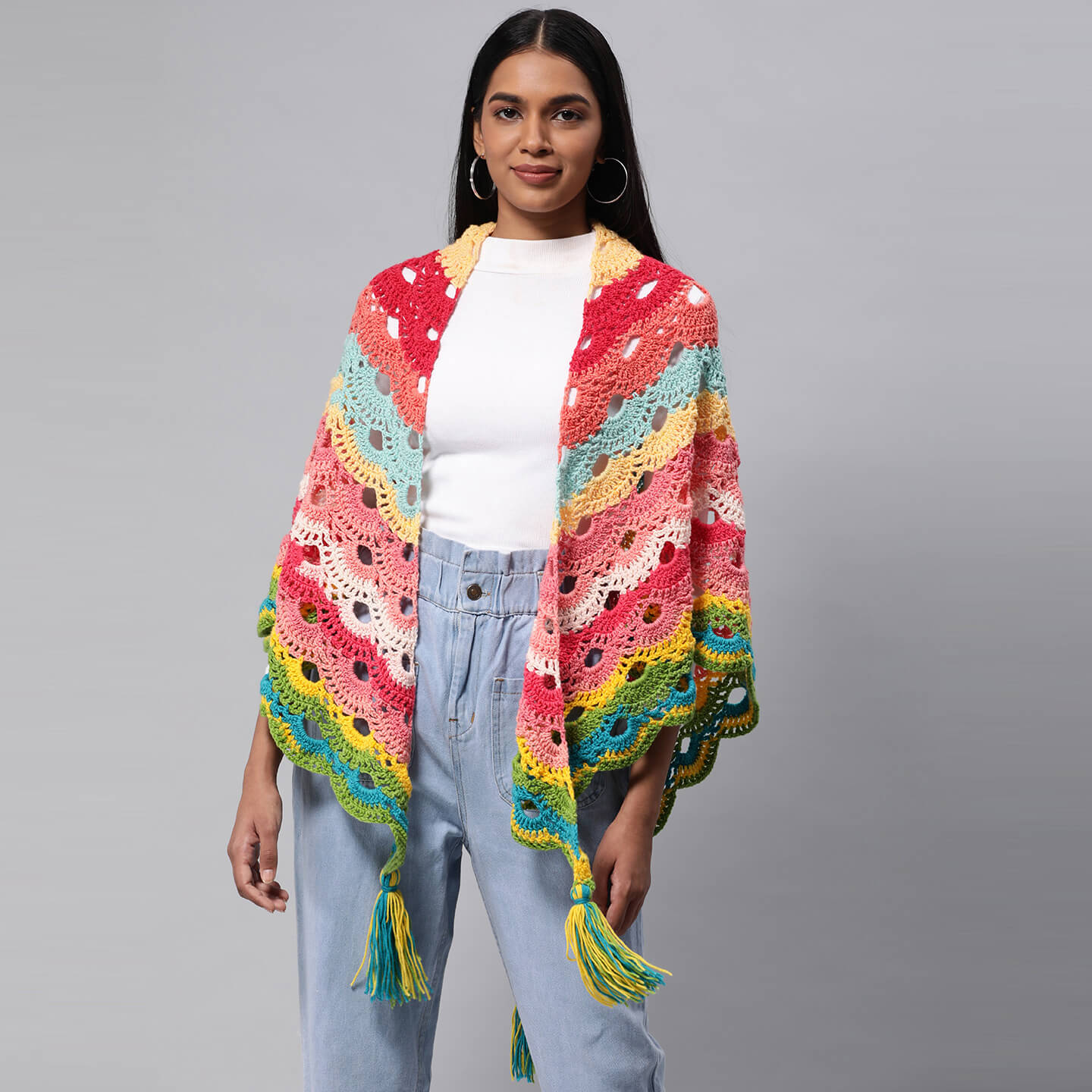 Viral Shawl - Multicolor 3095
