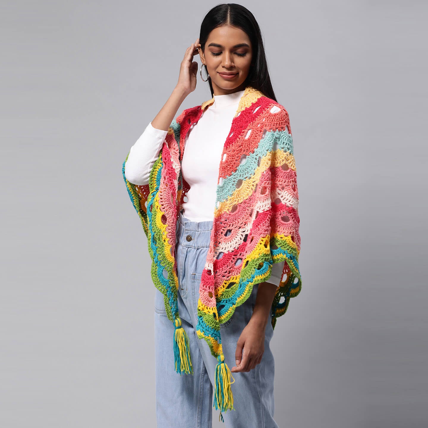 Viral Shawl - Multicolor 3095