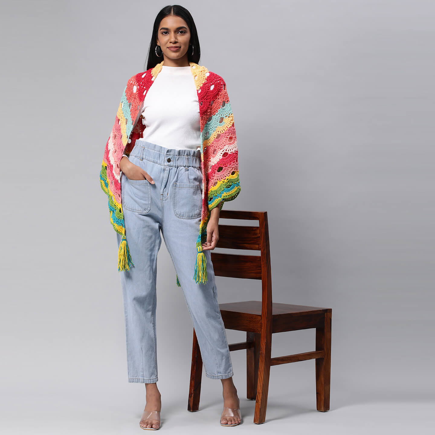 Viral Shawl - Multicolor 3095