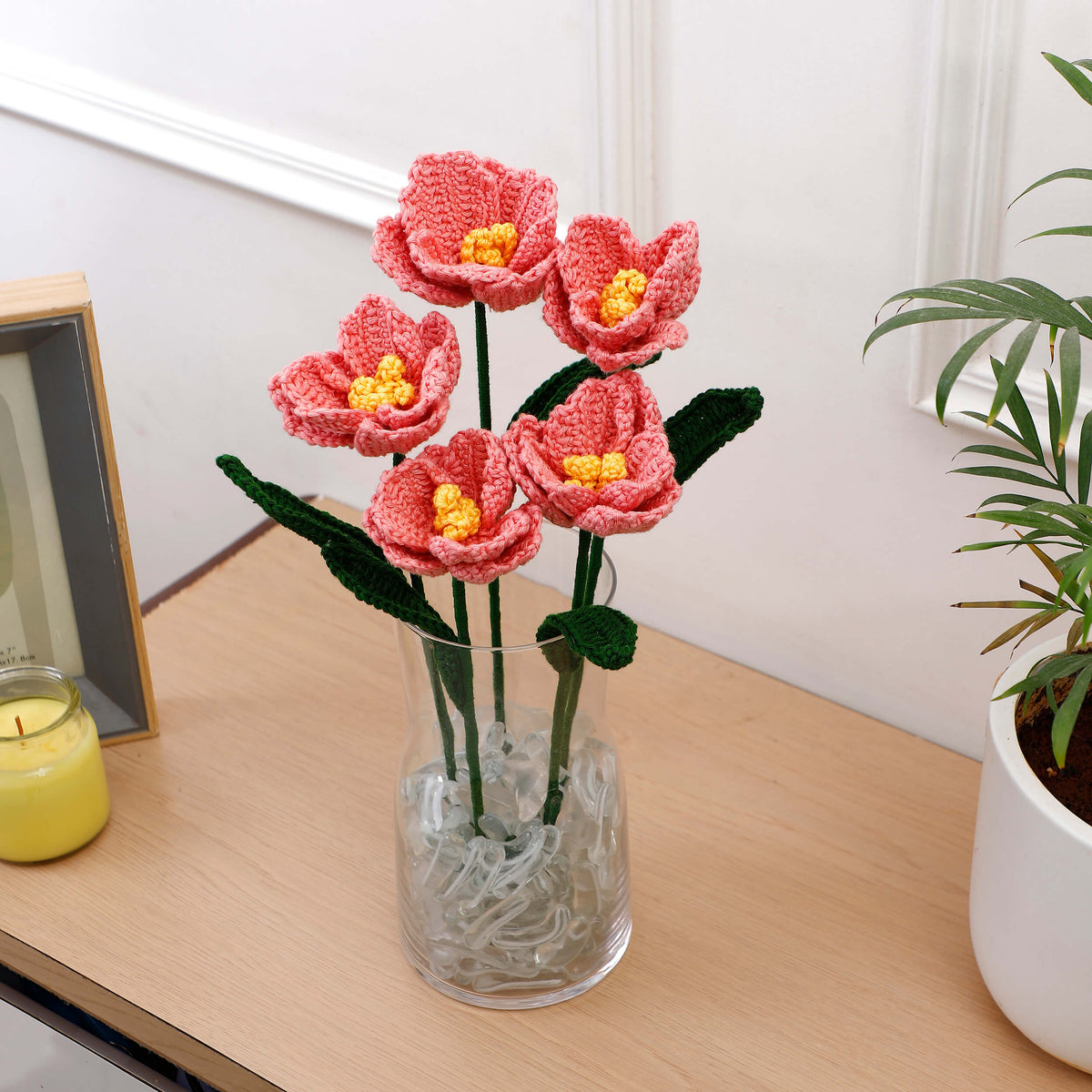 Afghan Tulips - Handcrafted Crochet Flowers