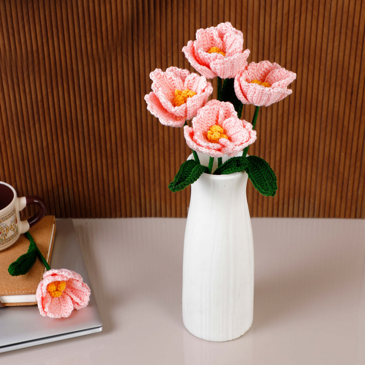 Afghan Tulips - Handcrafted Crochet Flowers