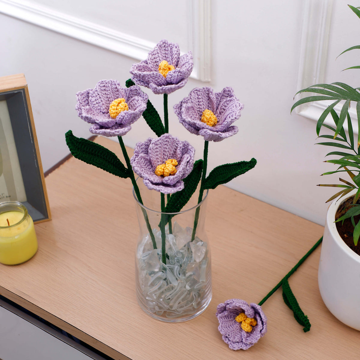 Afghan Tulips - Handcrafted Crochet Flowers
