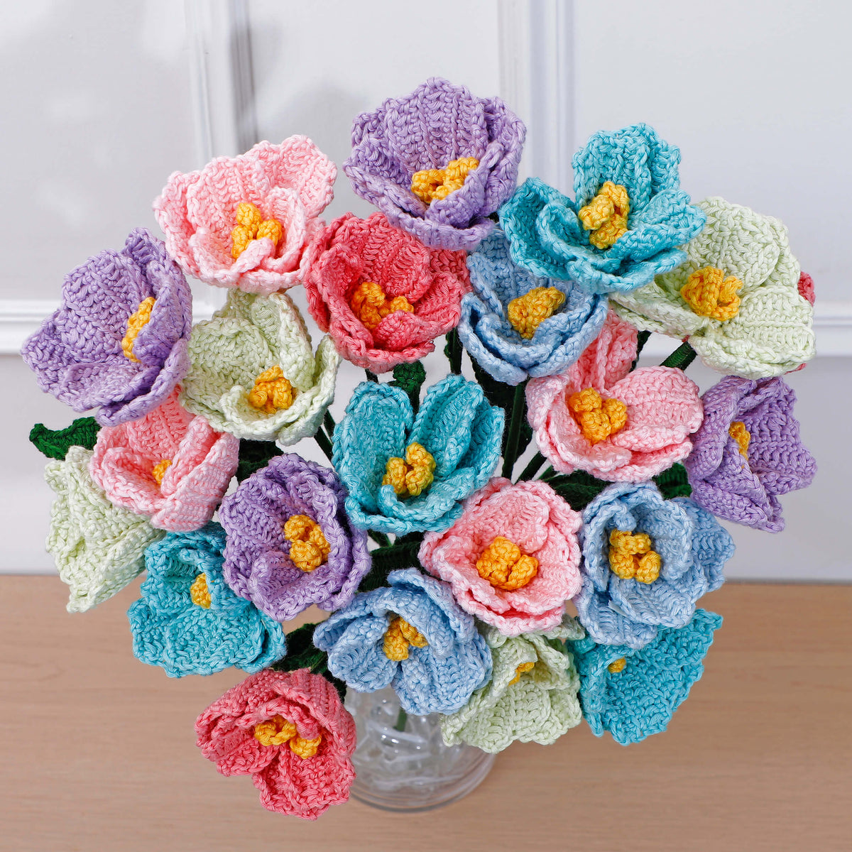Afghan Tulips - Handcrafted Crochet Flowers