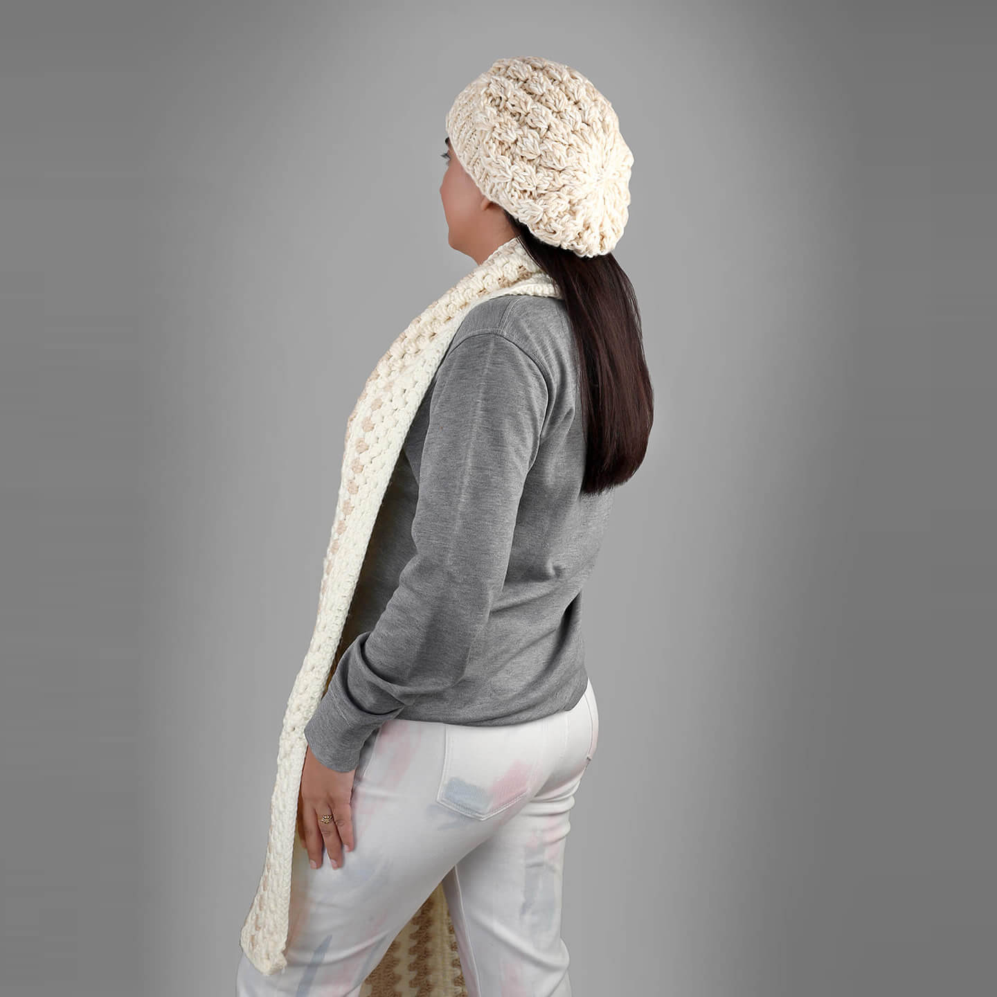 Beanie and Scarf Coordinating Set - 3333