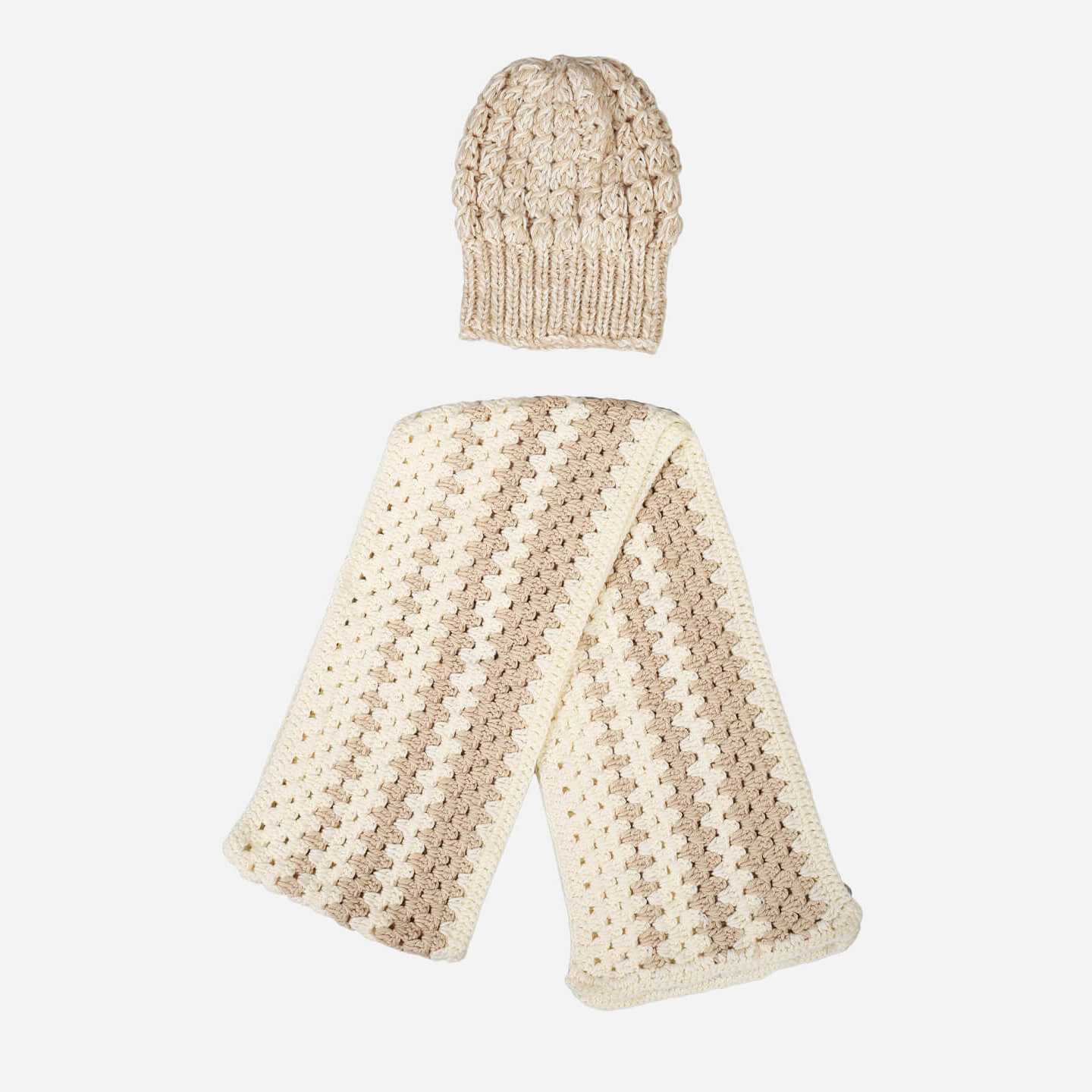 Beanie and Scarf Coordinating Set - 3333