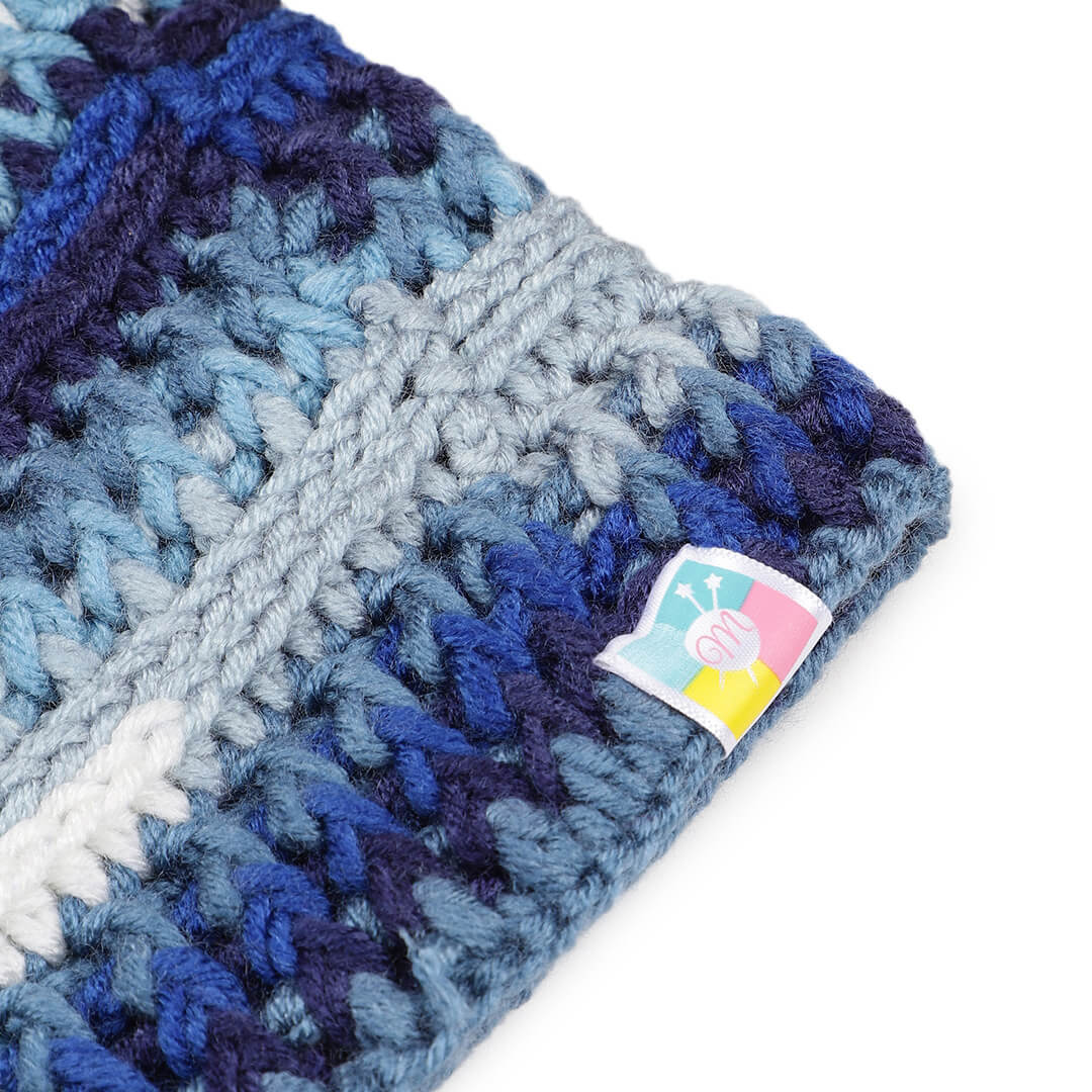 Handmade Self design Crochet Beanie - 3345