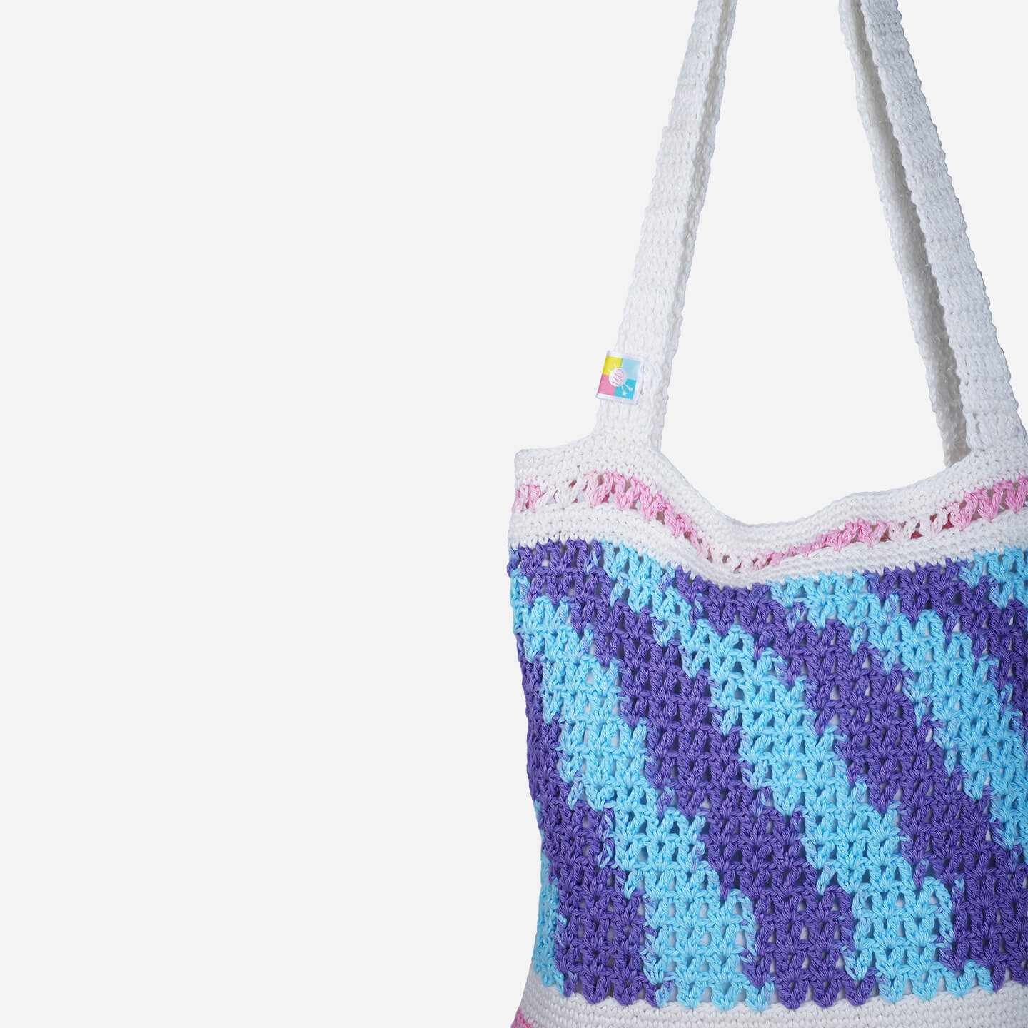 Handmade Crochet Bag - Multi Color 3043