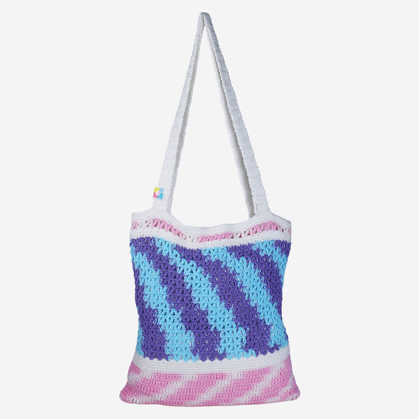 Handmade Crochet Bag - Multi Color 3043