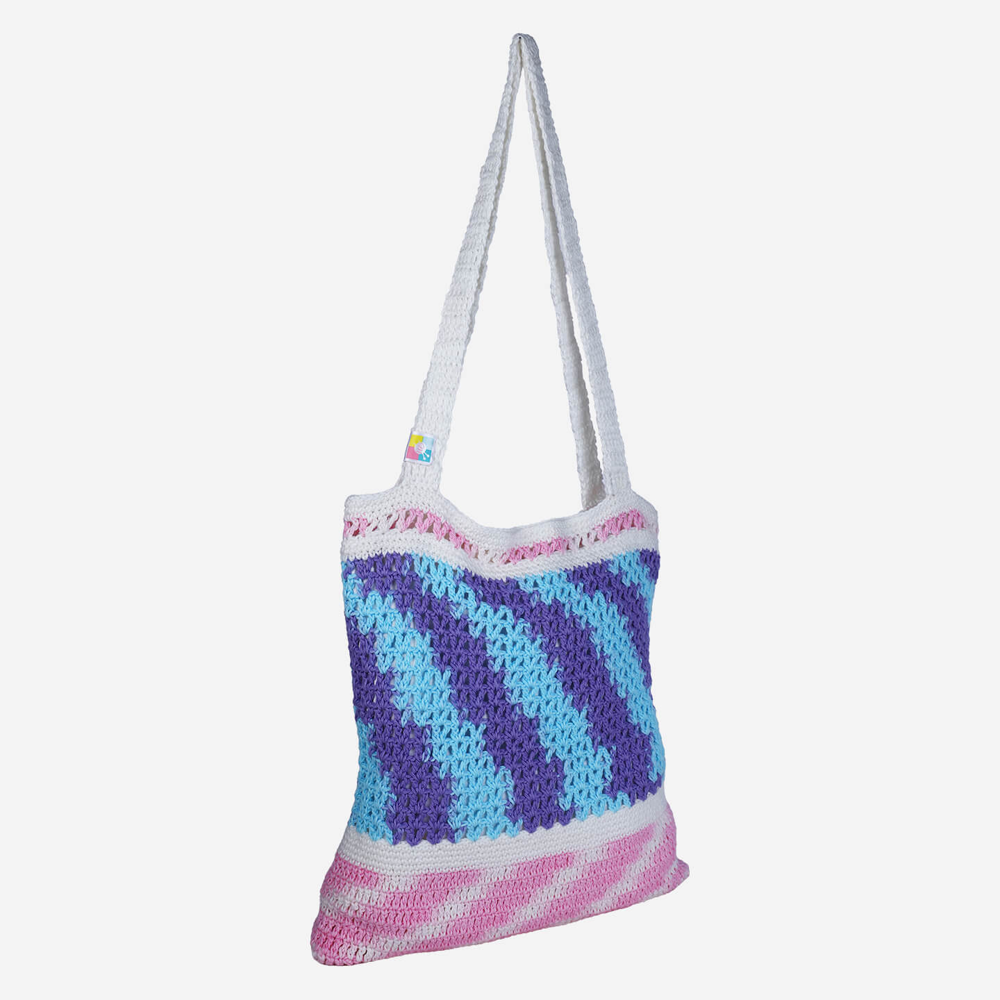 Handmade Crochet Bag - Multi Color 3043