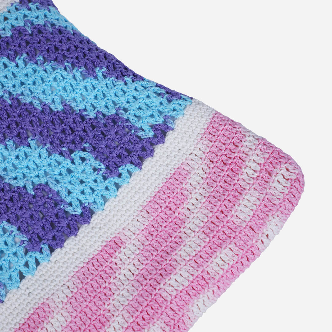 Handmade Crochet Bag - Multi Color 3043