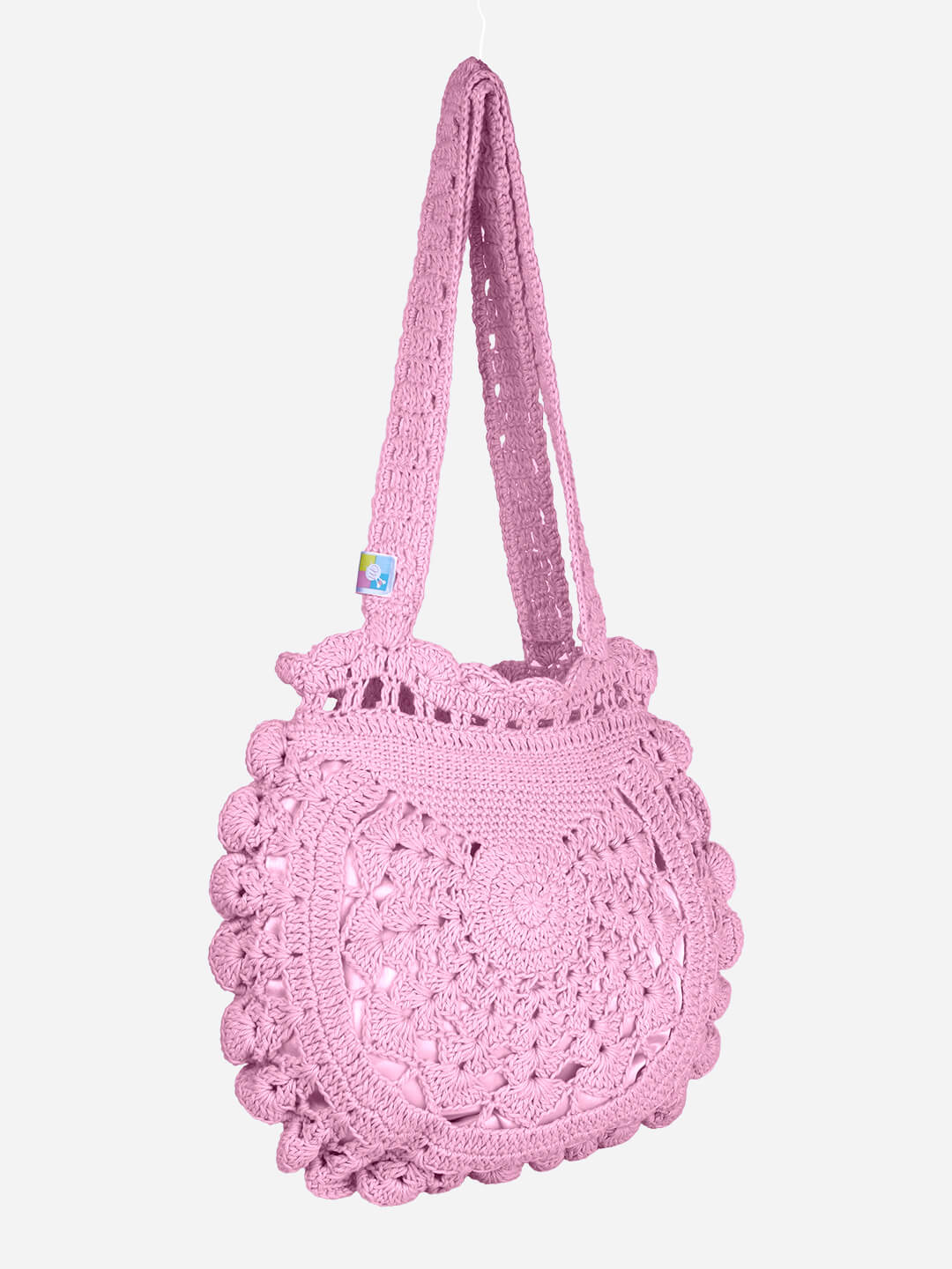 Handmade Crochet Bag - Pink 3048