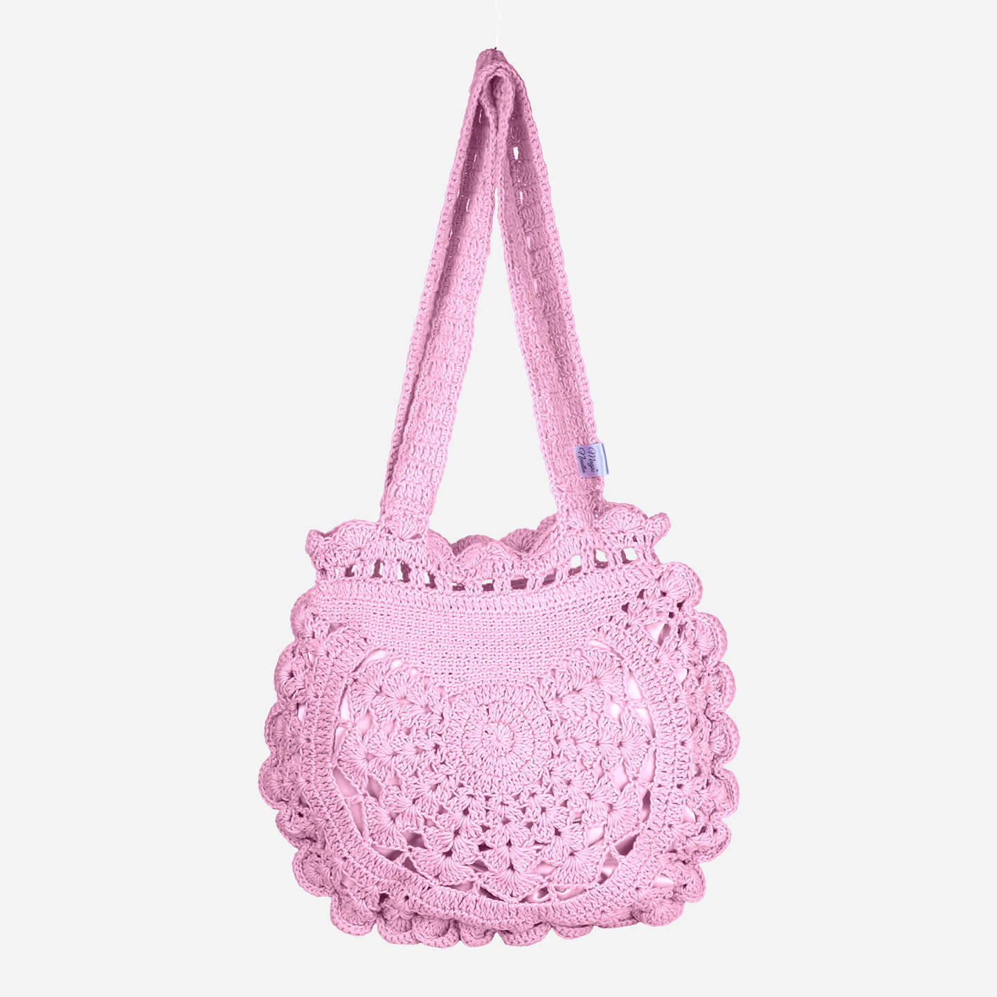 Handmade Crochet Bag - Pink 3048