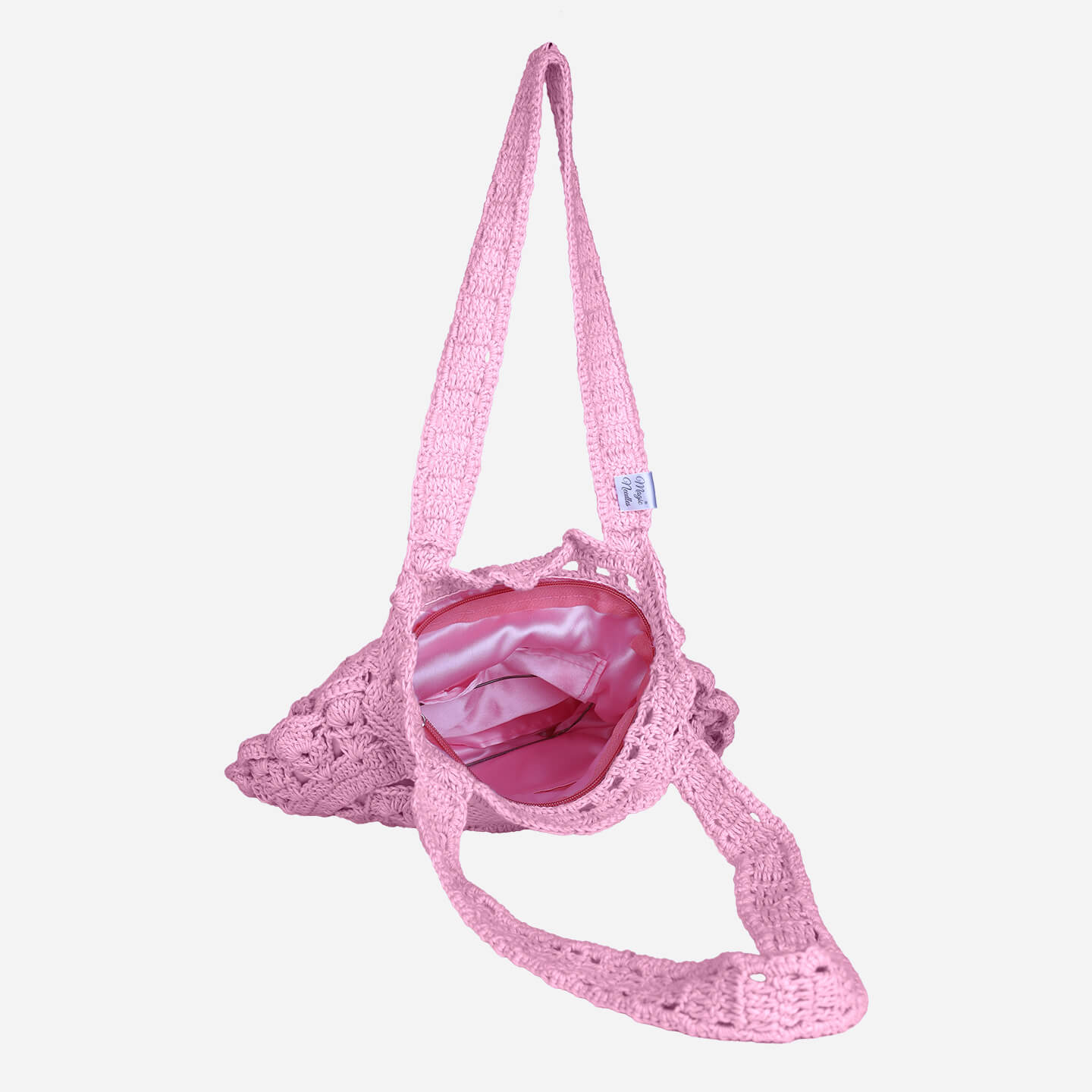 Handmade Crochet Bag - Pink 3048