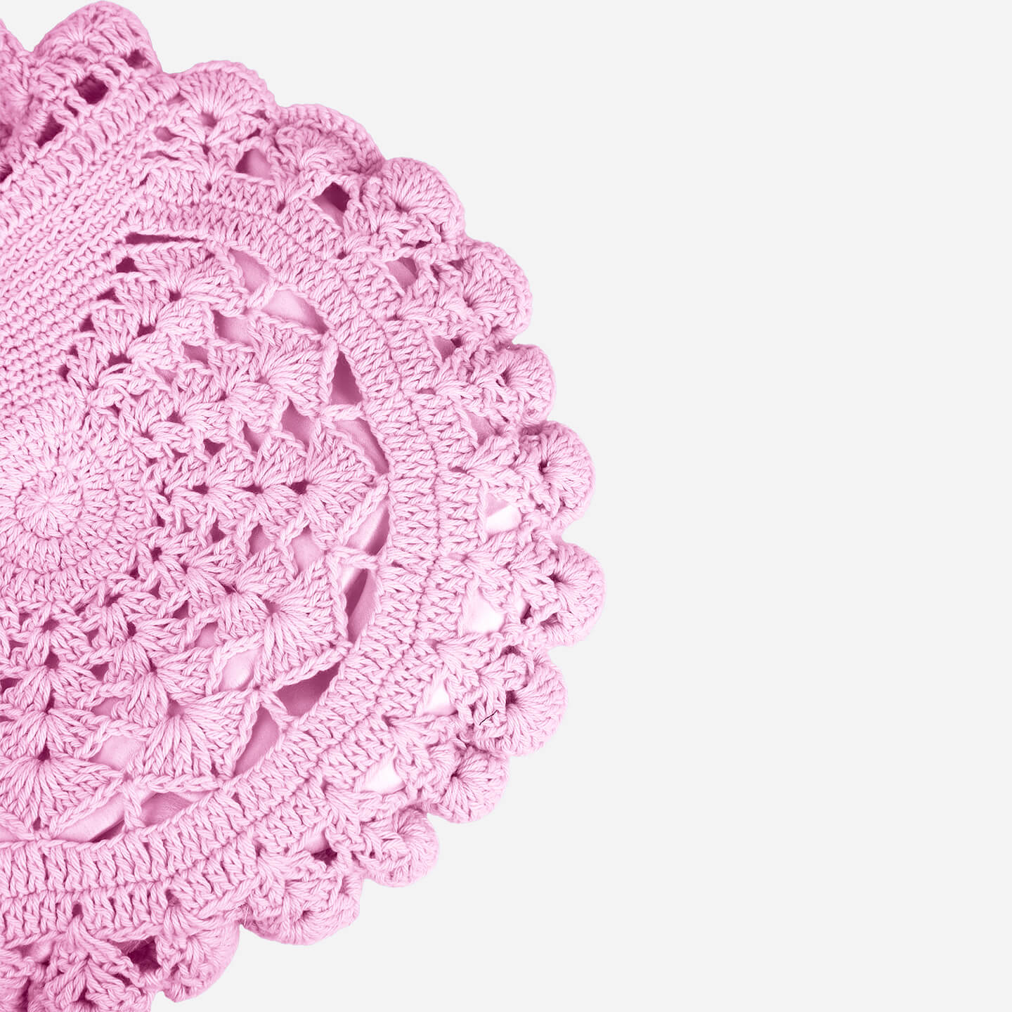 Handmade Crochet Bag - Pink 3048