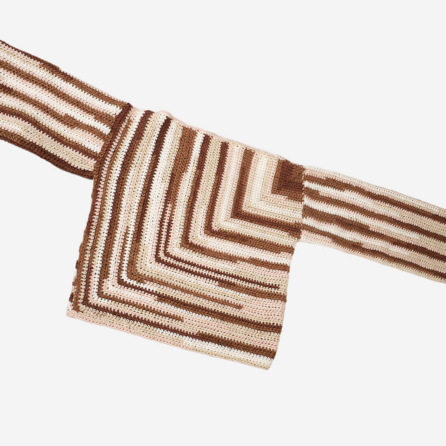 Crochet Self Design Pullover - 3320