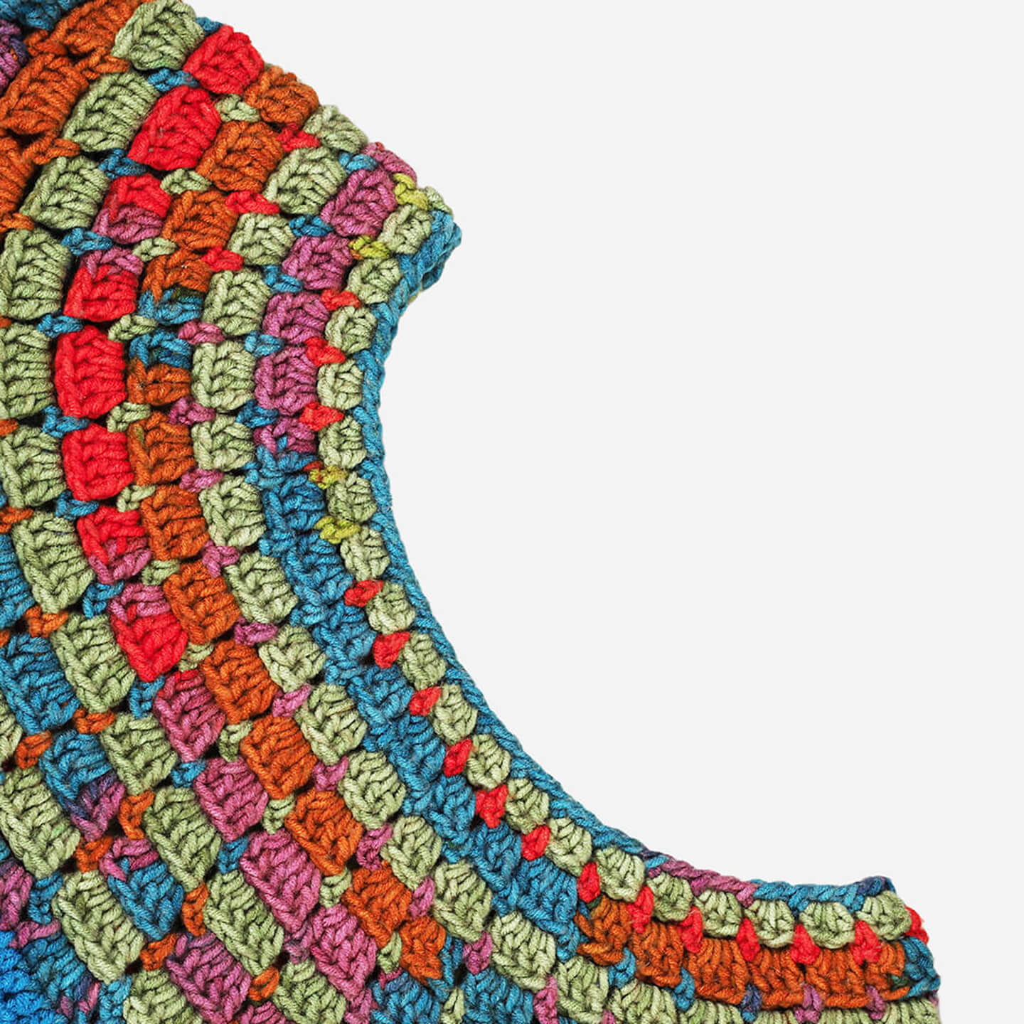 Crochet Self Design Pullover - 3321