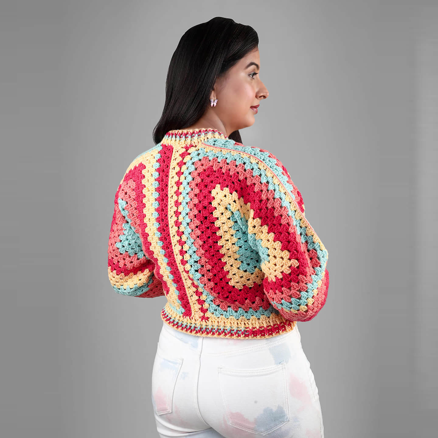 Womens Hexagon Winter Jackets - 3104