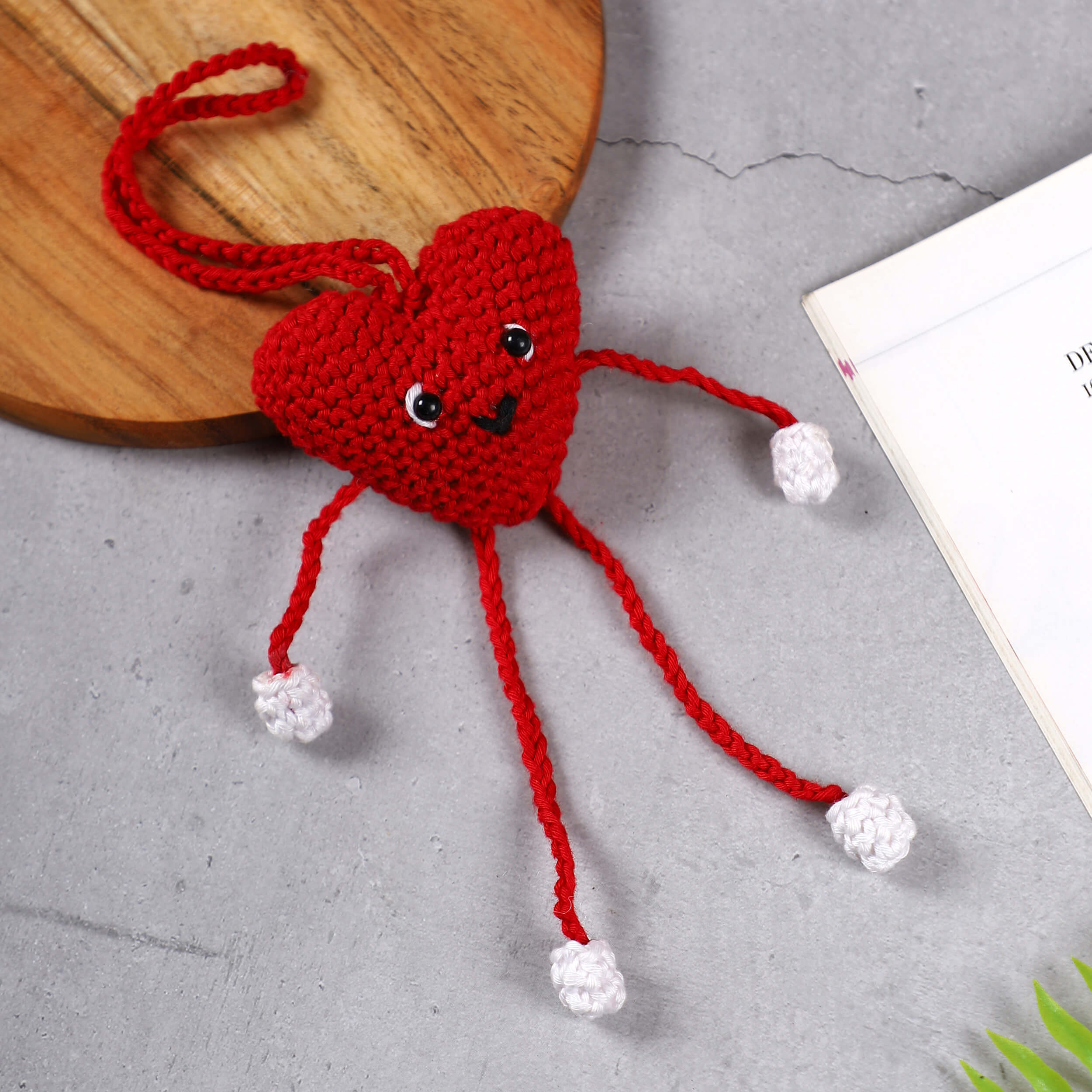 Handmade Crochet Tug & Pull Keychains