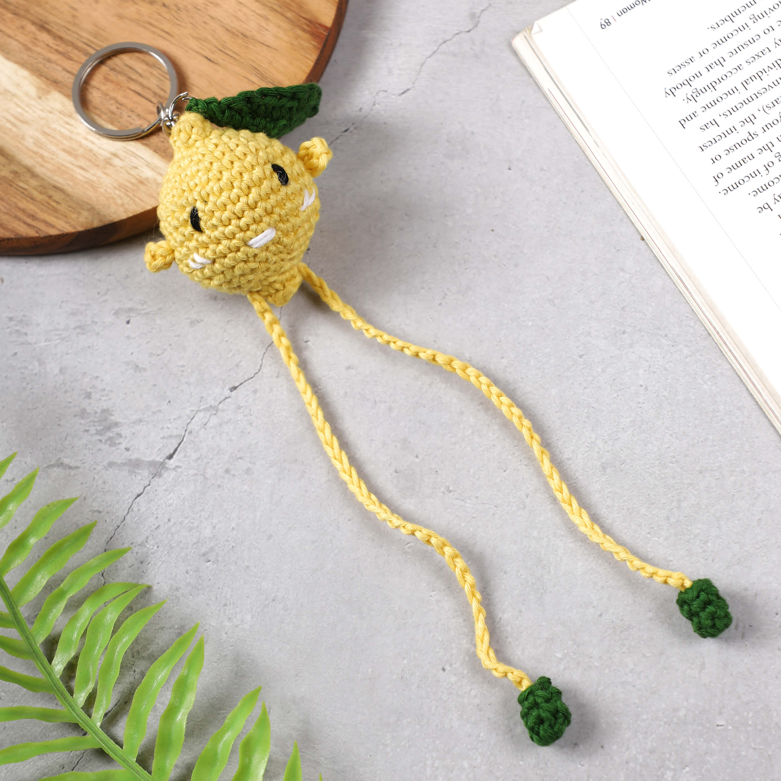 Handmade Crochet Tug & Pull Keychains