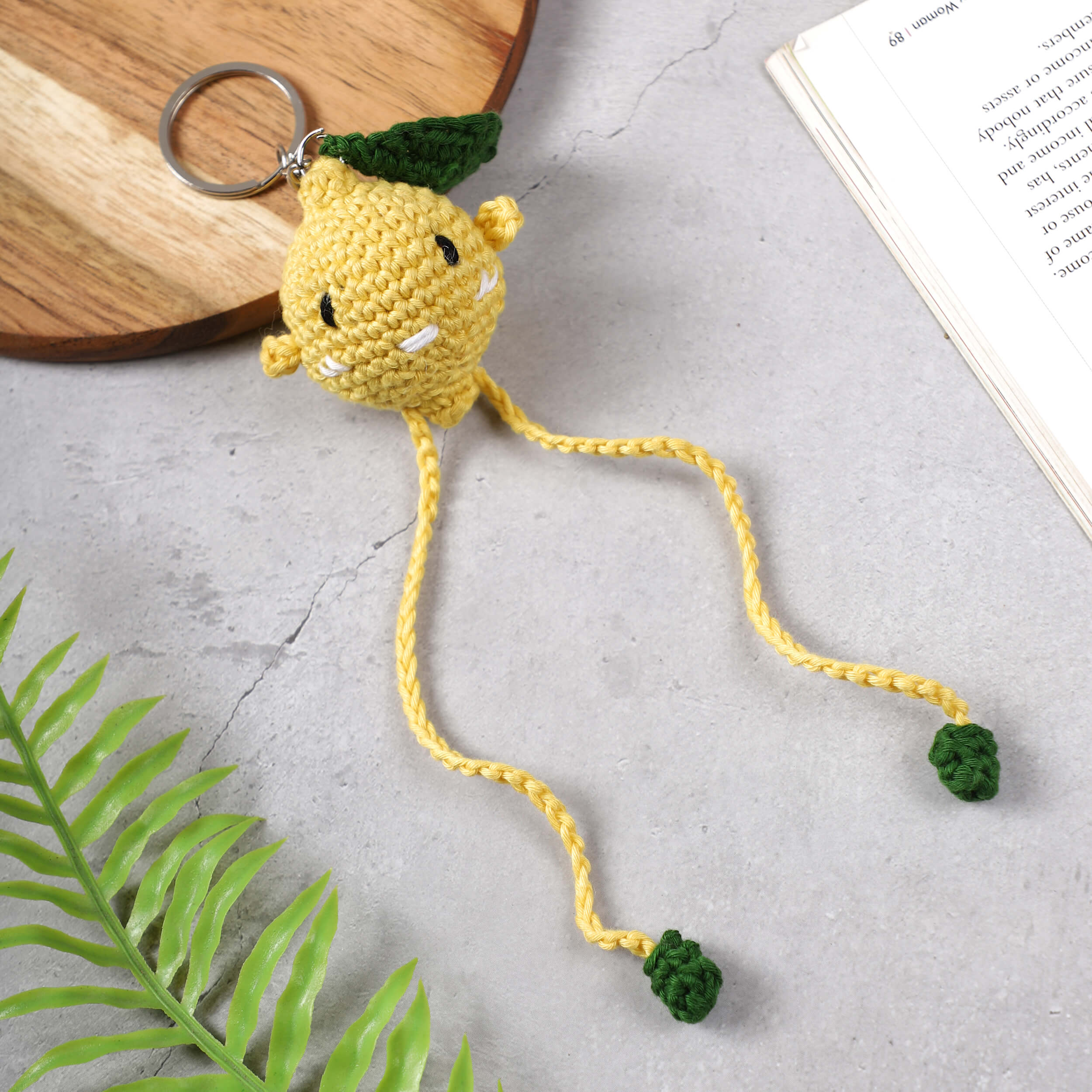 Handmade Crochet Tug & Pull Keychains
