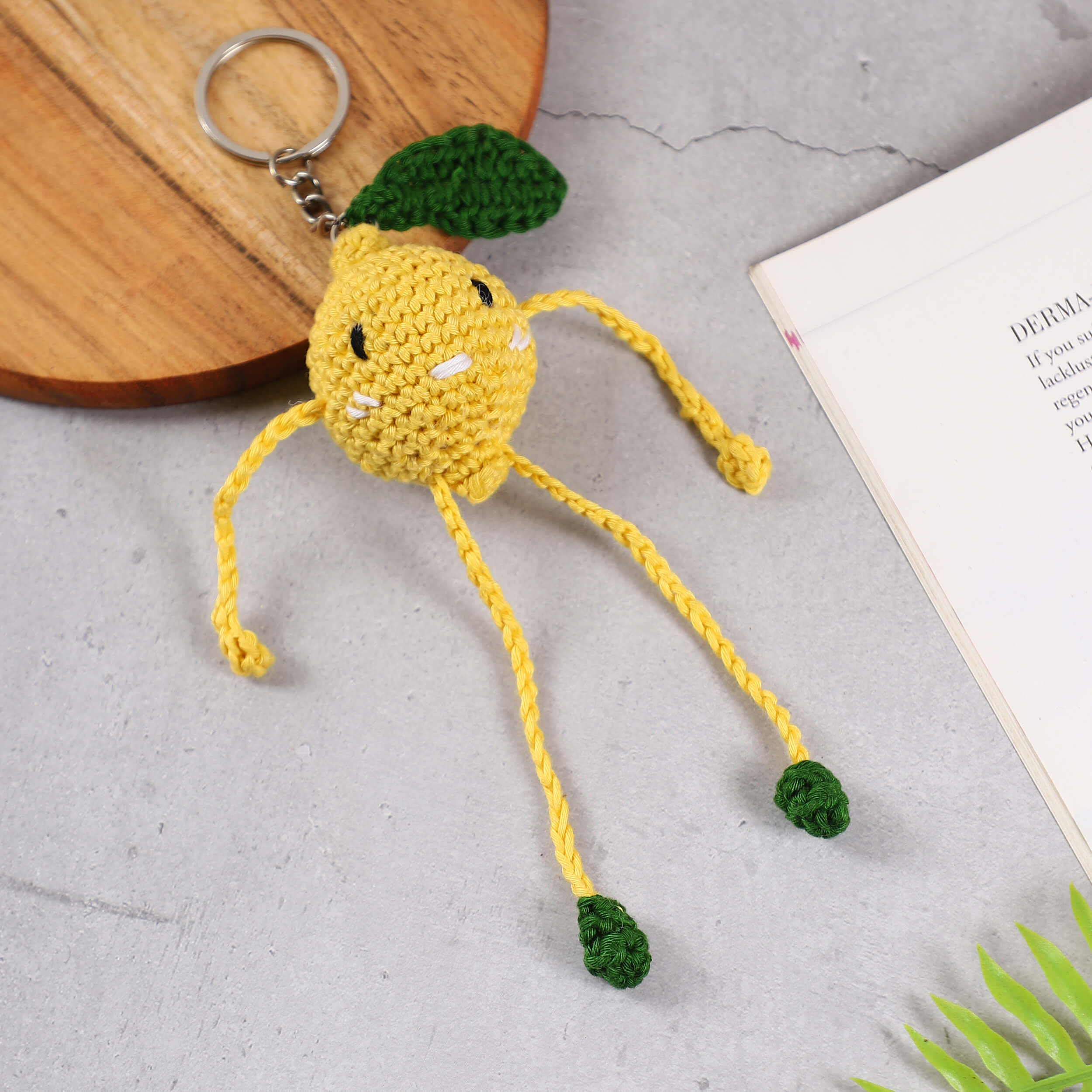 Handmade Crochet Tug & Pull Keychains