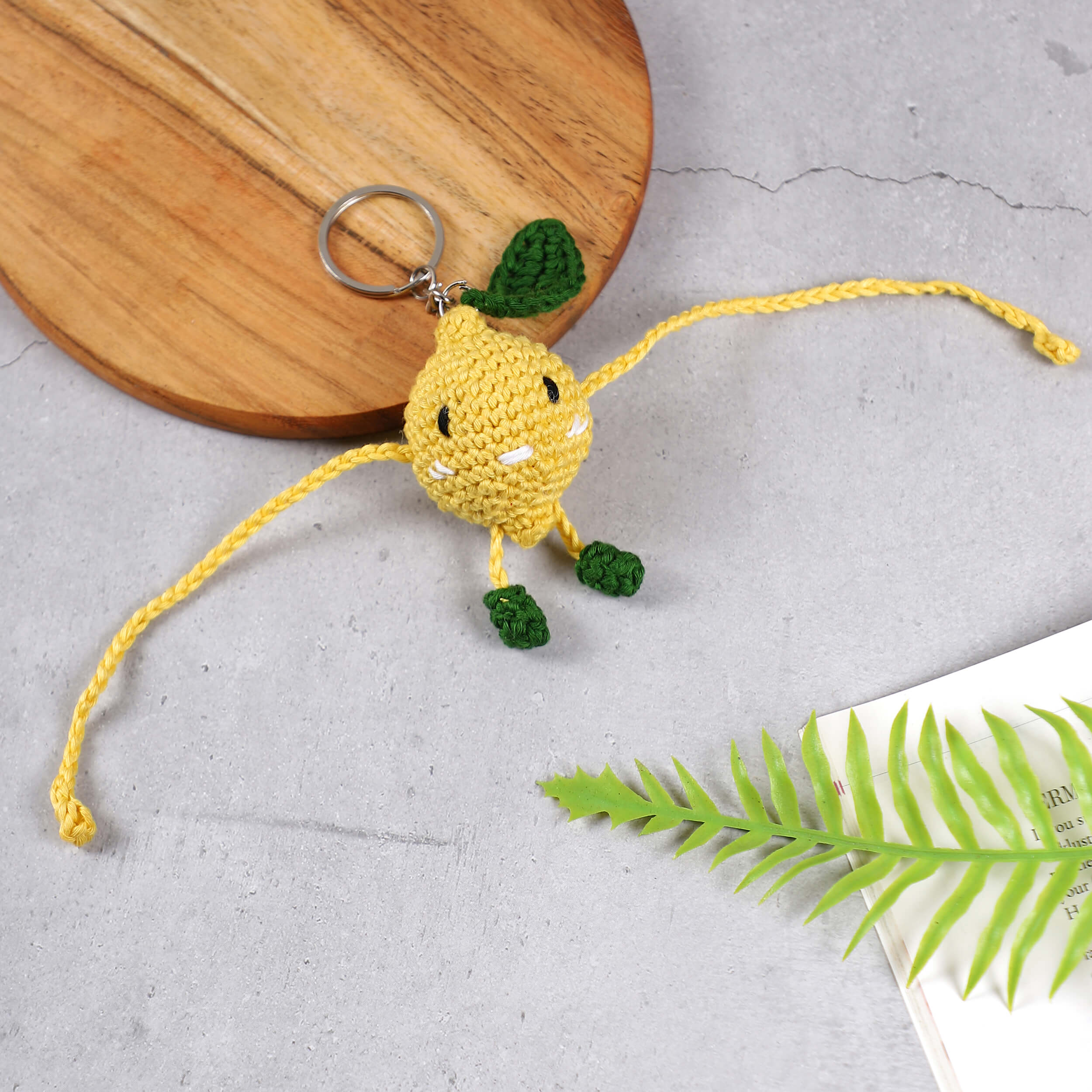 Handmade Crochet Tug & Pull Keychains